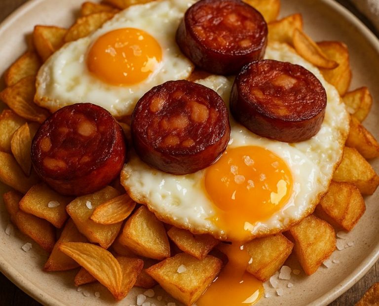 huevos con chorizo La Capsana