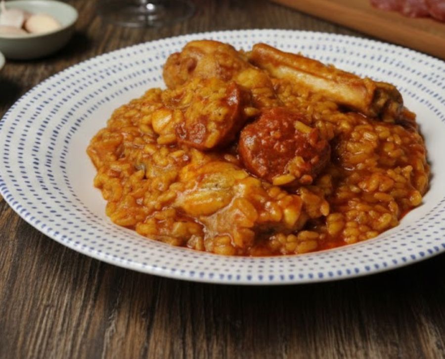 arroz meloso con chorizo